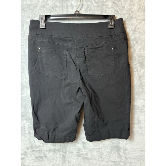 Westbound Woman’s Shorts Size 16 Black Cuffed At Legs 10.5 Rise Stretch - Picture 3 of 6